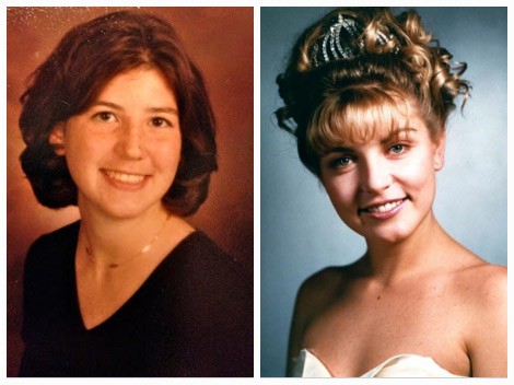 Real Laura Palmer (left) and Sheryl Lee as Laura Palmer