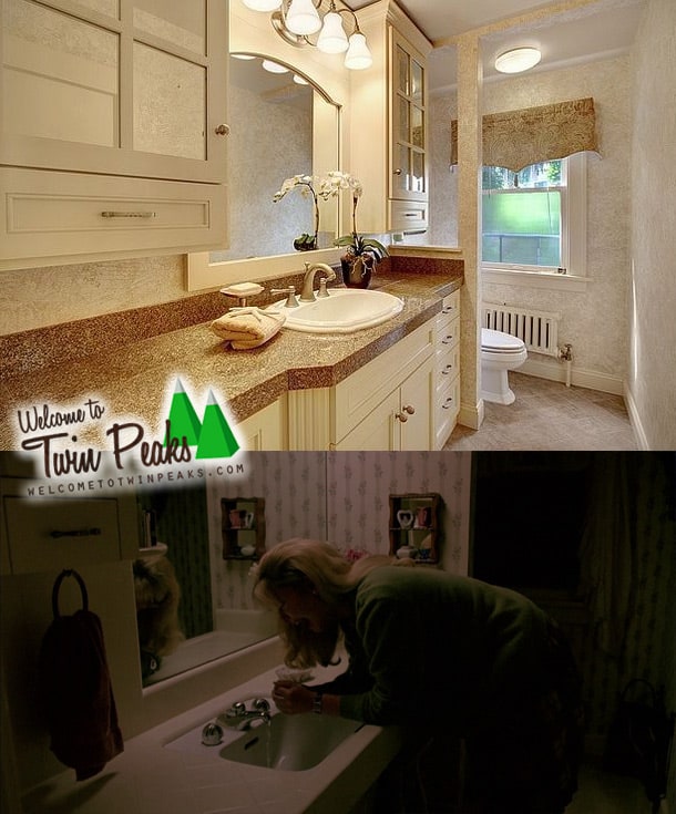 Laura Palmer's house: the bathroom