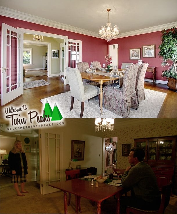 Laura Palmer's house: the dining room