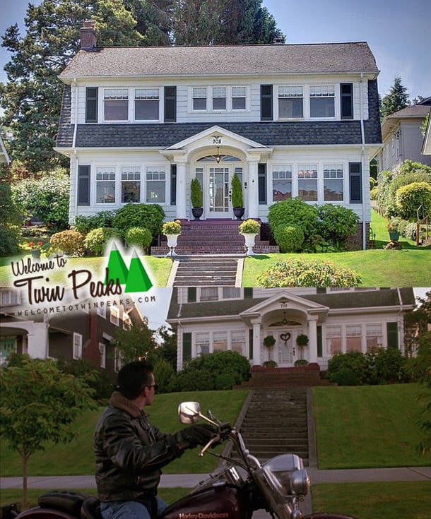 Laura Palmer's house: the front view