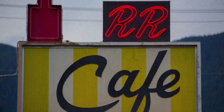 Double R Neon Sign "RR" photographed by Travis Black