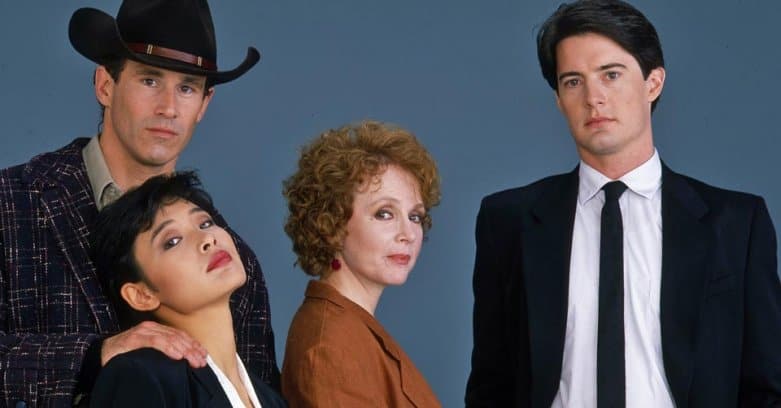 Sheriff Truman, Josie Packard, Catherine Martell and Dale Cooper