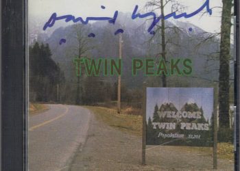 Soundtrack from Twin Peaks, signed by David Lynch