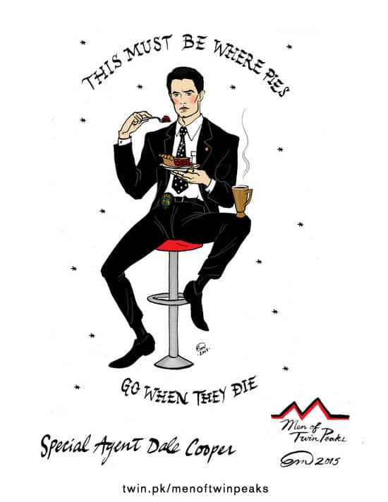 Special Agent Dale Cooper pin-up