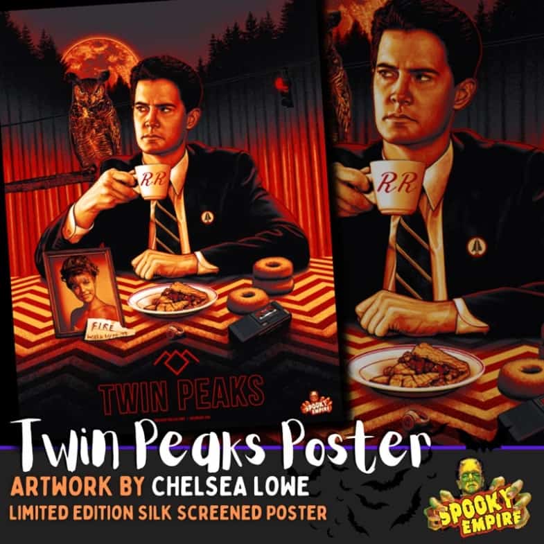 Spooky Empire Exclusive Twin Peaks Poster By Chelsea Lowe