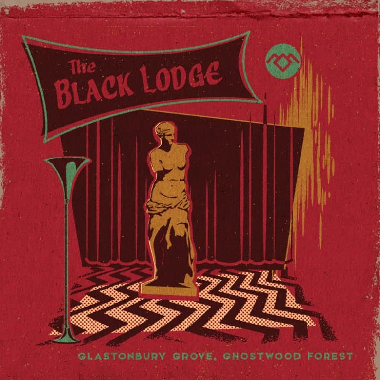 The Black Lodge matchbook