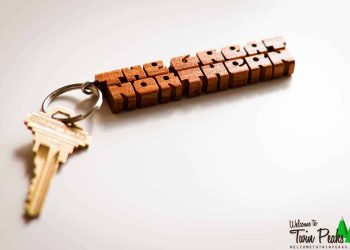 The Great Northern Hotel Twin Peaks Keychain