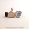 Damn Good Coffee Pin (Thumbs Up)