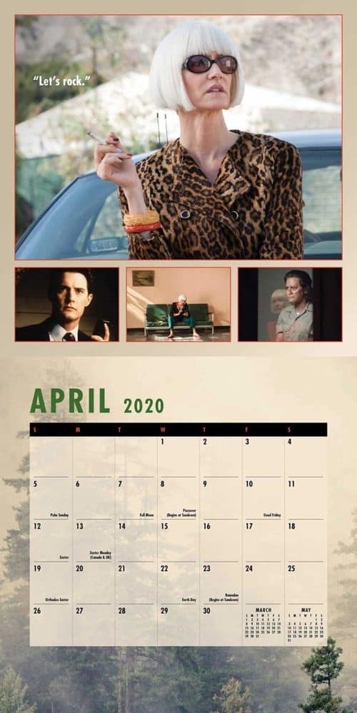 Twin Peaks 2020 Wall Calendar