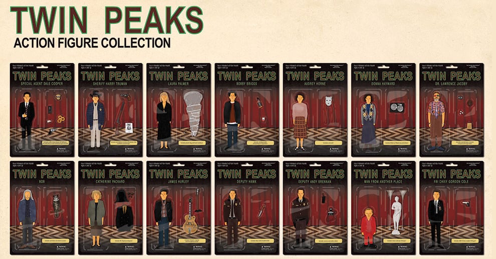 Twin peaks on sale action figures