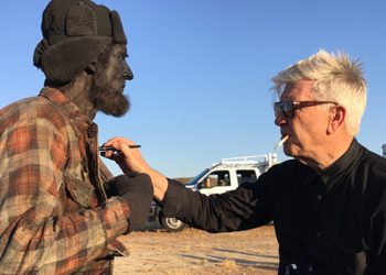 Twin Peaks Blu-ray/DVD: Behind the Scenes Footage Robert Broski (Woodsman) and David Lynch