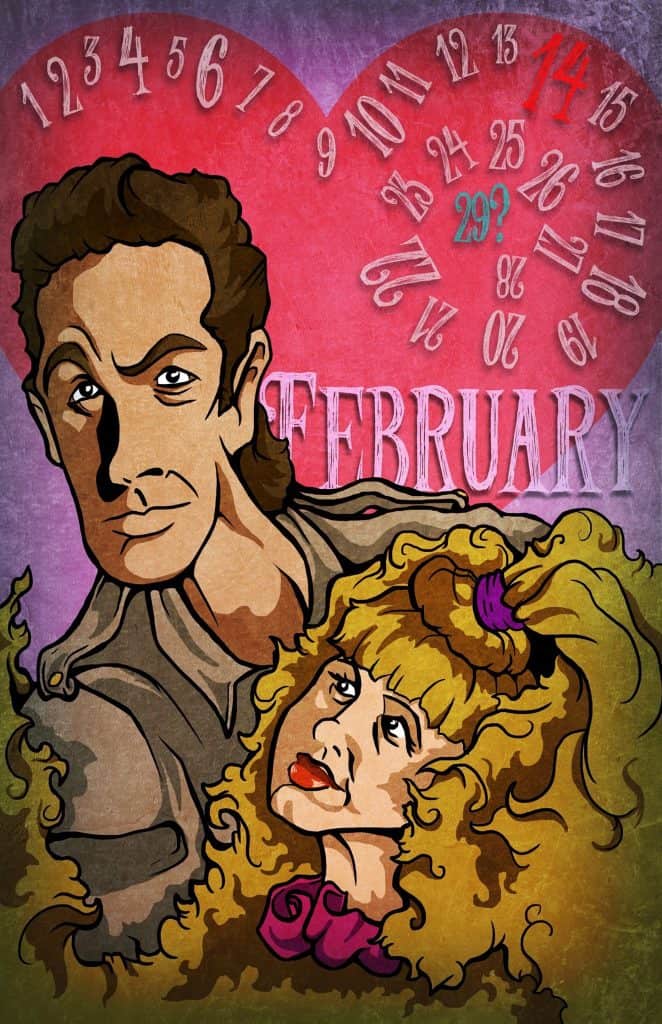 Twin Peaks calendar: Andy & Lucy