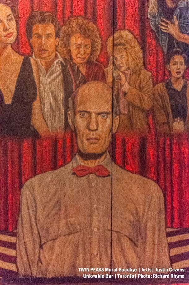 The Giant - Twin Peaks chalk mural