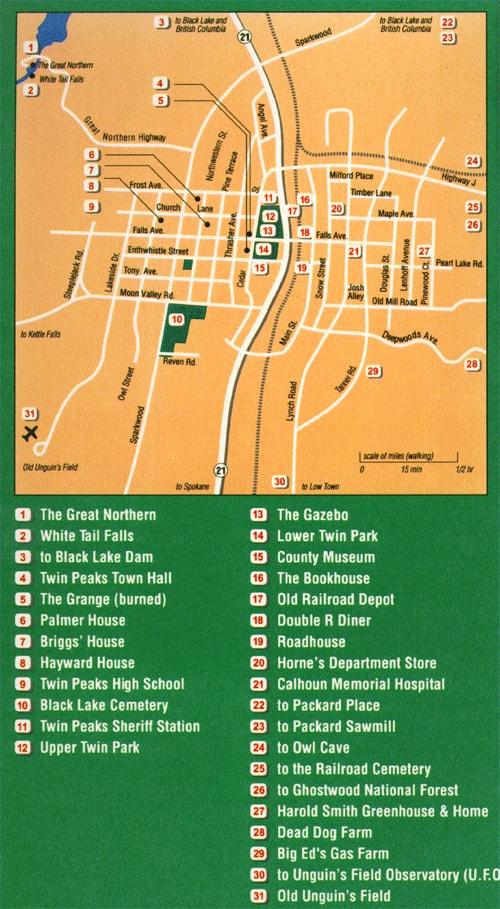 Twin Peaks city roadmap
