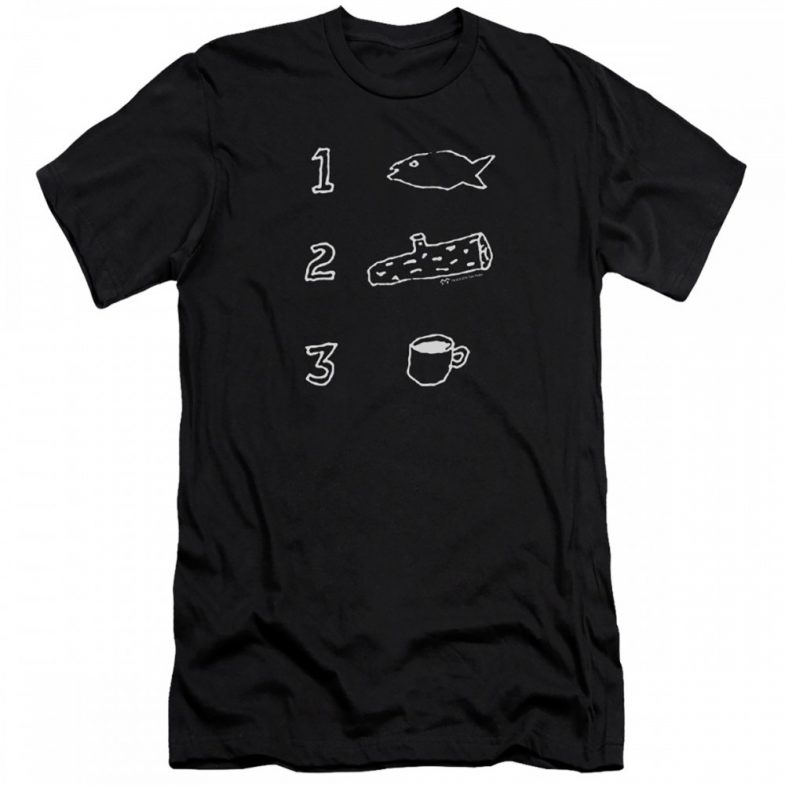 Twin Peaks fish, log, coffee t-shirt