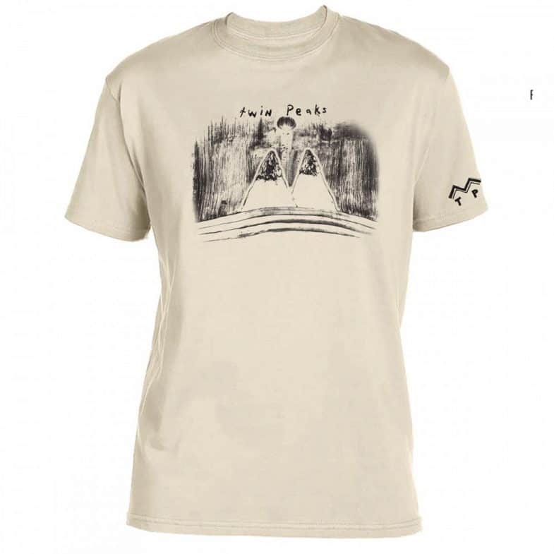 Twin Peaks mountains by David Lynch t-shirt