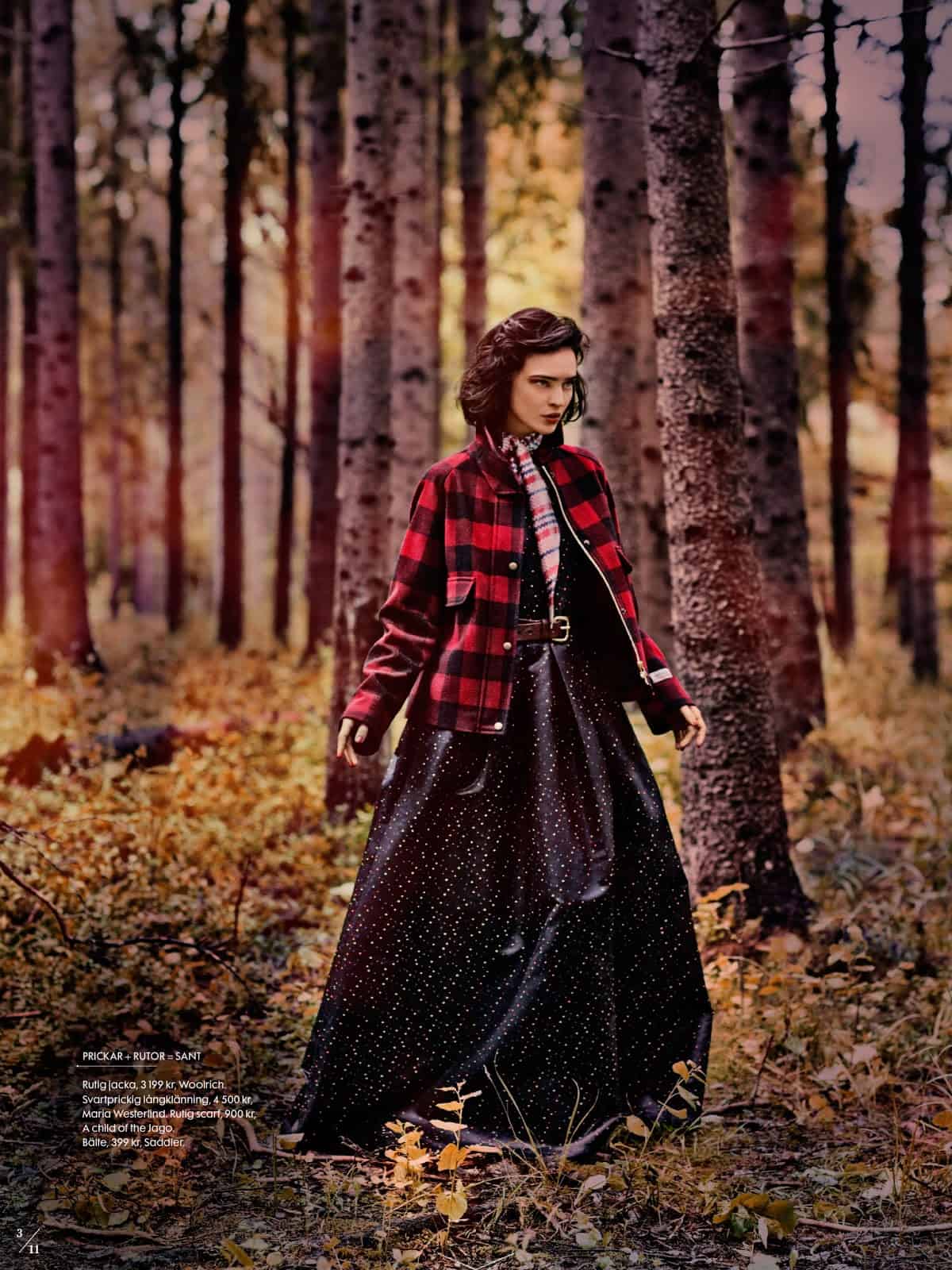 Elle Sweden Revisits Twin Peaks In Fashion Shoot