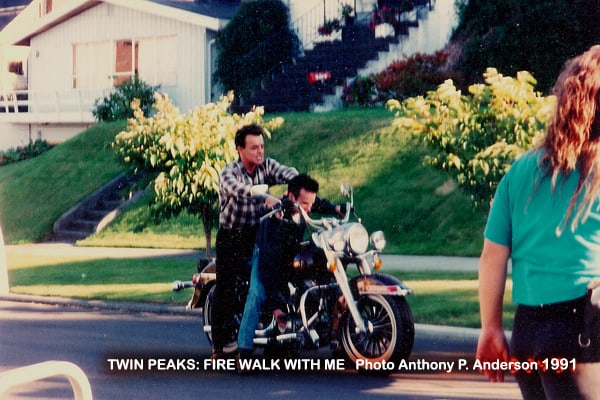 Behind the scenes of Twin Peaks: Fire Walk with Me (photo by Anthony P. Anderson)