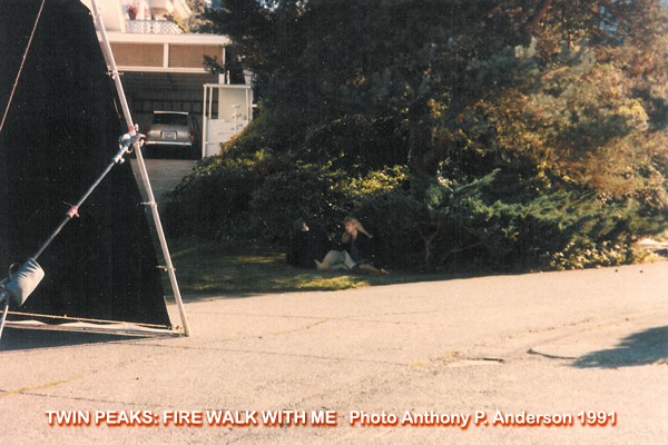 Behind the scenes of Twin Peaks: Fire Walk with Me (photo by Anthony P. Anderson)