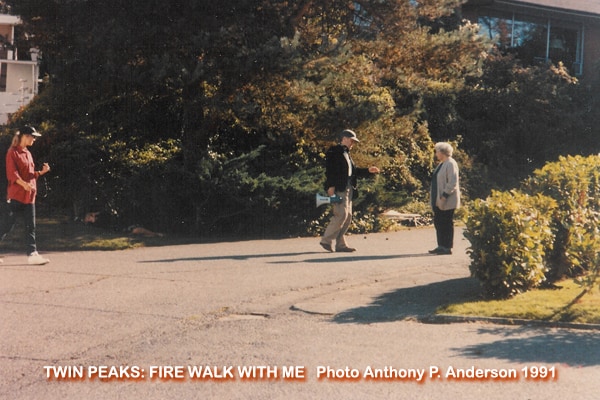 Behind the scenes of Twin Peaks: Fire Walk with Me (photo by Anthony P. Anderson)