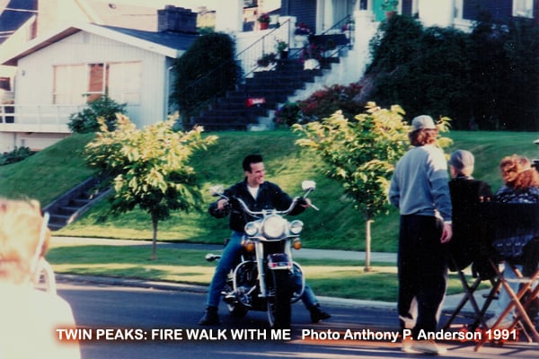 Behind the scenes of Twin Peaks: Fire Walk with Me (photo by Anthony P. Anderson)