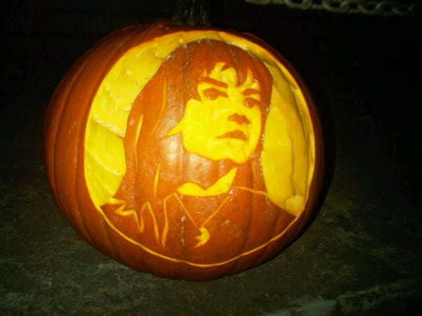 Laura Palmer Halloween Pumpkin