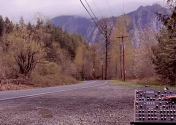 Laura Palmer's Theme on a Novation Peak at a Twin Peaks filming location