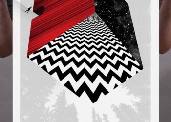 Sun-Ray Cinema's Twin Peaks Marathon poster by Sean Tucker