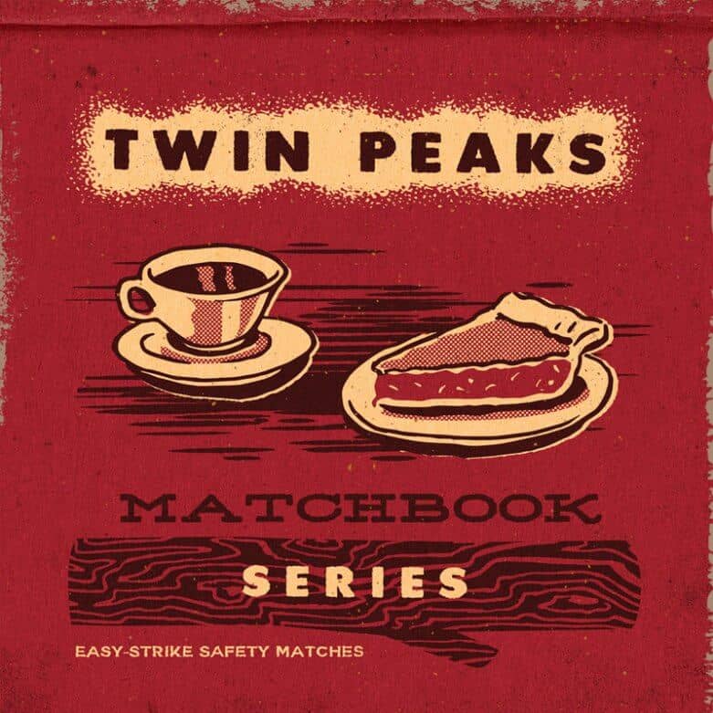 Twin Peaks matchbook series by Steven Rhodes