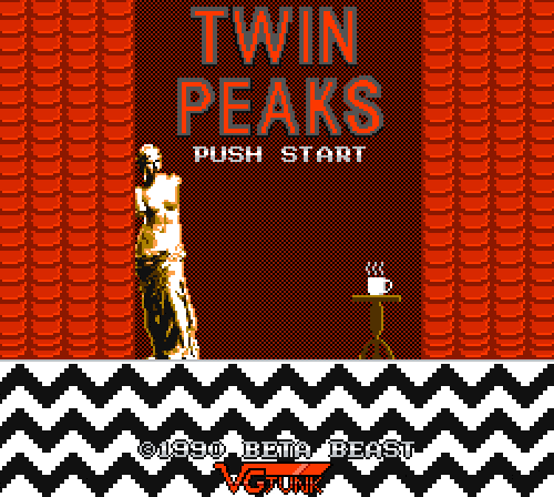 Twin Peaks Nintendo NES 8-BIT start screen