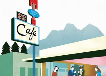 Edward Hopper's Nighthawks meets The Twin Peaks Double R Diner