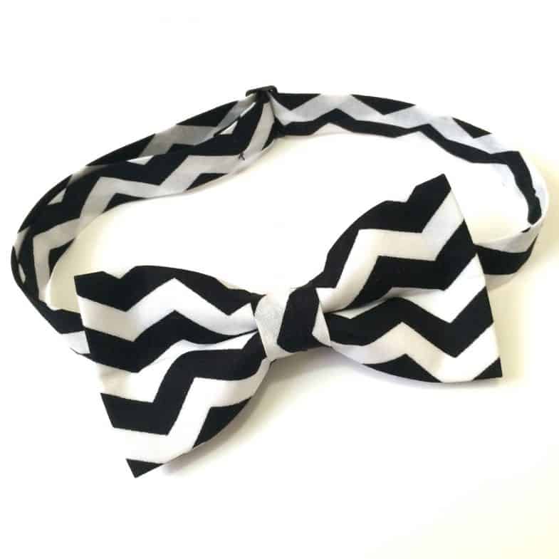 Twin Peaks Red Room Chevron bow tie