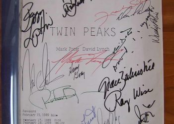 Signed Twin Peaks pilot script
