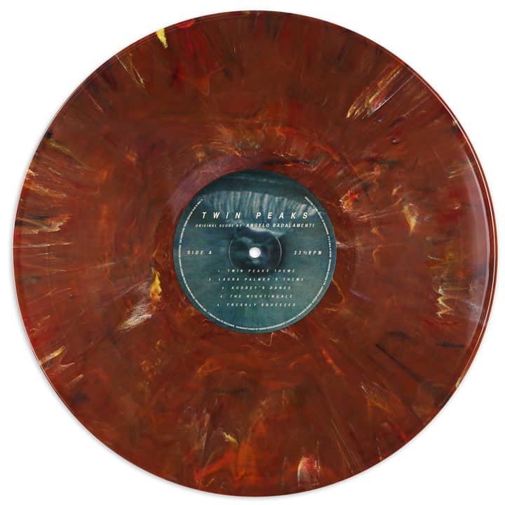 Twin Peaks soundtrack on vinyl, reissued by Death Waltz Recording Company