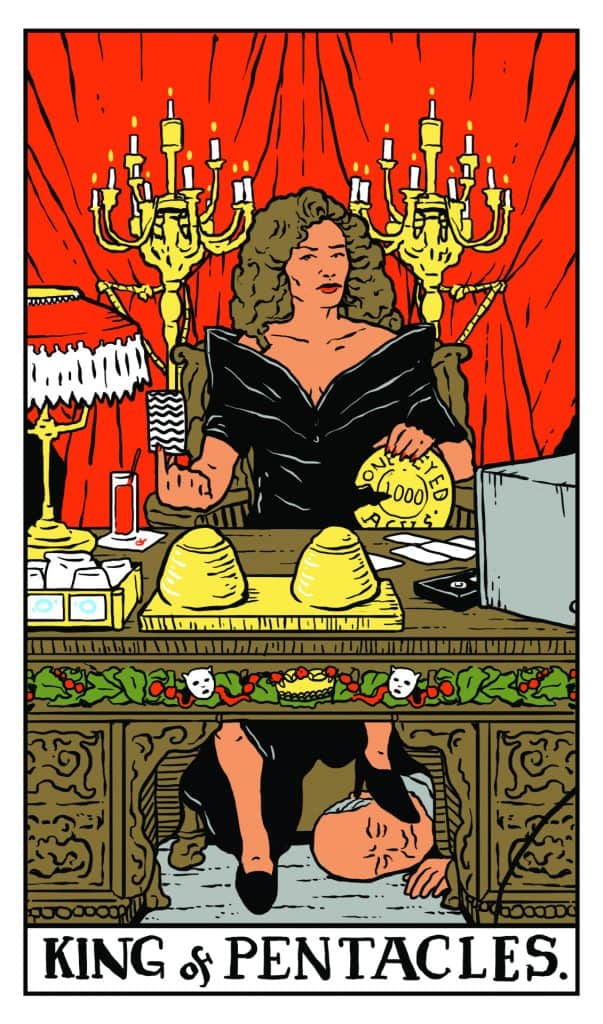 Twin Peaks Tarot: King of Pentacles