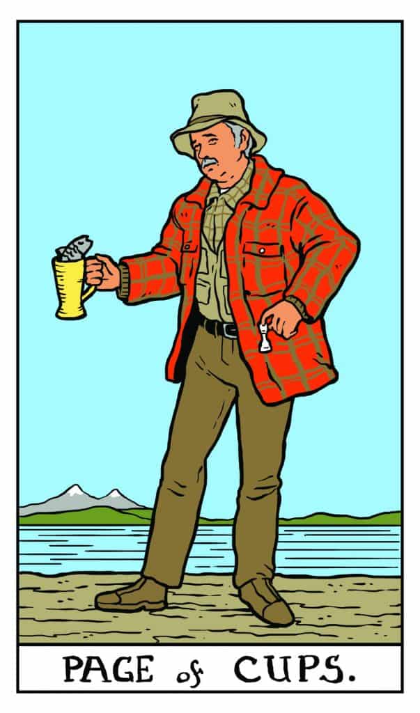 Twin Peaks Tarot: Page of Cups