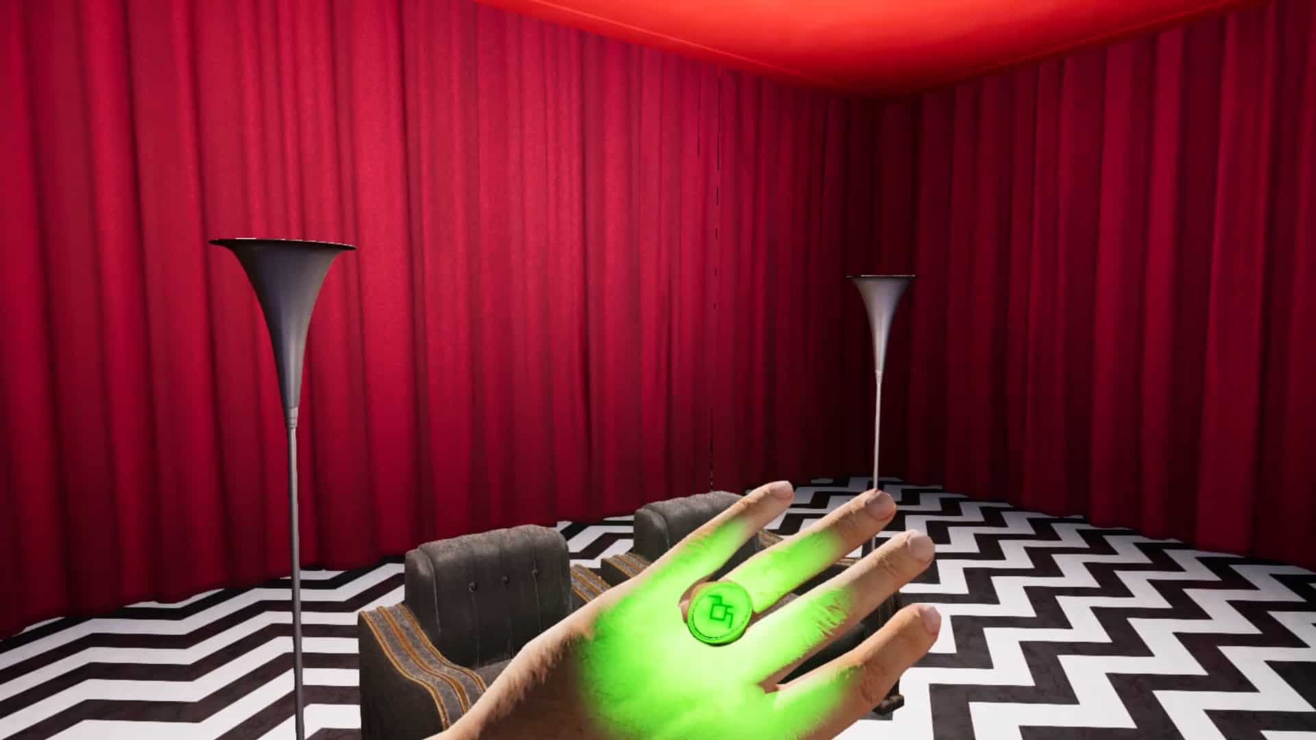 Twin Peaks VR - Owl Cave ring in the Red Room