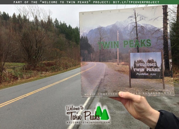 Soundtrack from Twin Peaks LP album cover used in the Welcome to Twin Peaks project