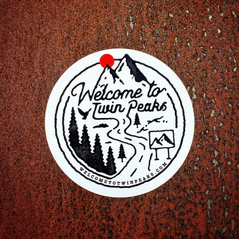 Welcome to Twin Peaks fridge magnet