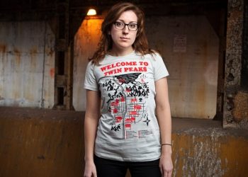 Welcome to Twin Peaks map t-shirt (1)