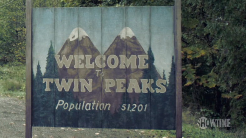 New Welcome to Twin Peaks sign 2017