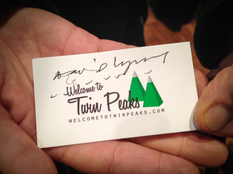 Welcome to Twin Peaks signed