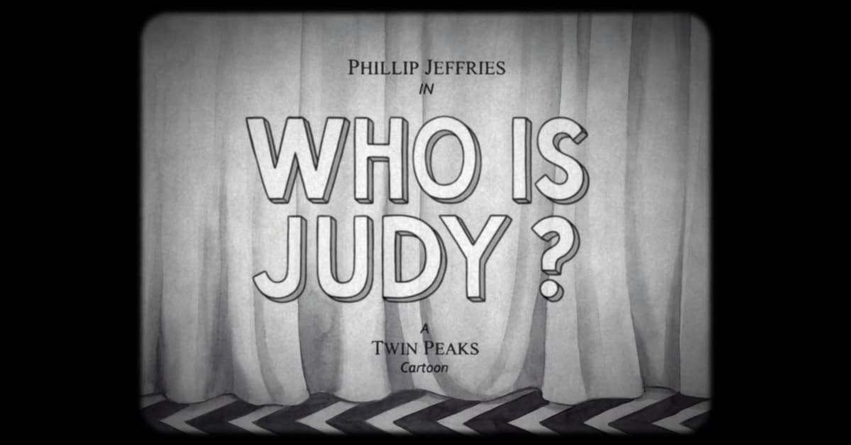 Twin Peaks: Phillip Jeffries as a '30s animated cartoon