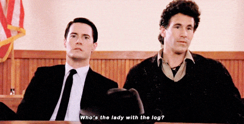 Who's the lady with the log?